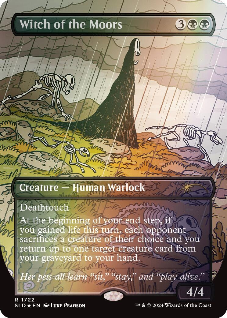Image for Witch of the Moors (Rainbow Foil) (1722) (SLD) - Magic: The Gathering