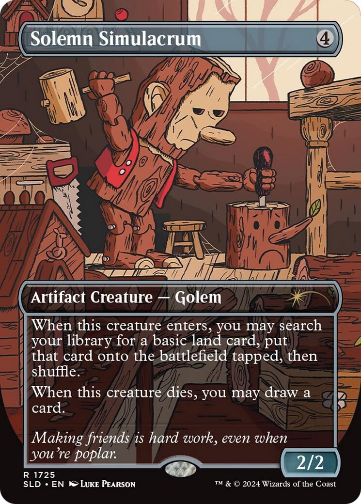 Image for Solemn Simulacrum (1725) (1725) (SLD) - Magic: The Gathering