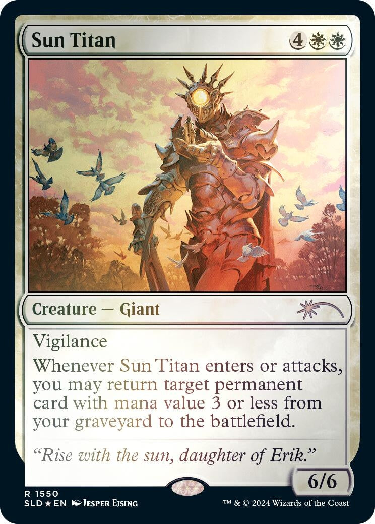 Image for Sun Titan (Rainbow Foil) (1550) (SLD) - Magic: The Gathering
