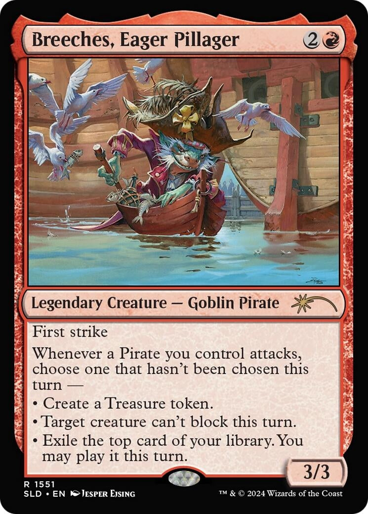 Image for Breeches, Eager Pillager (1551) (SLD) - Magic: The Gathering