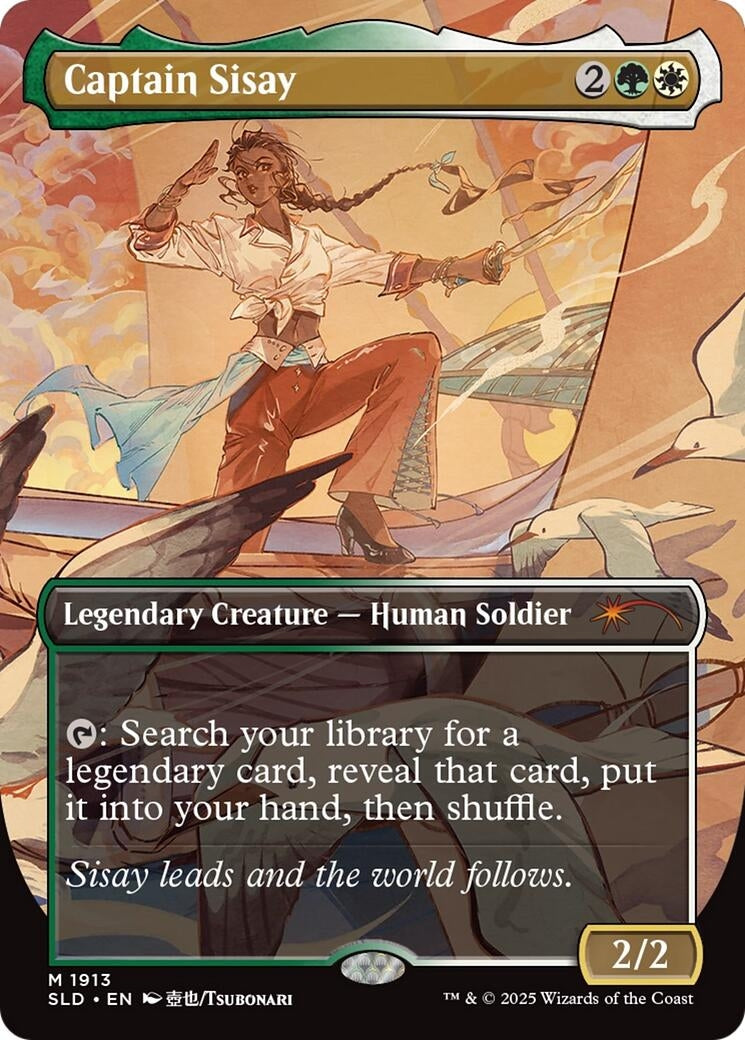 Image for Captain Sisay (1913) (1913) (SLD) - Magic: The Gathering