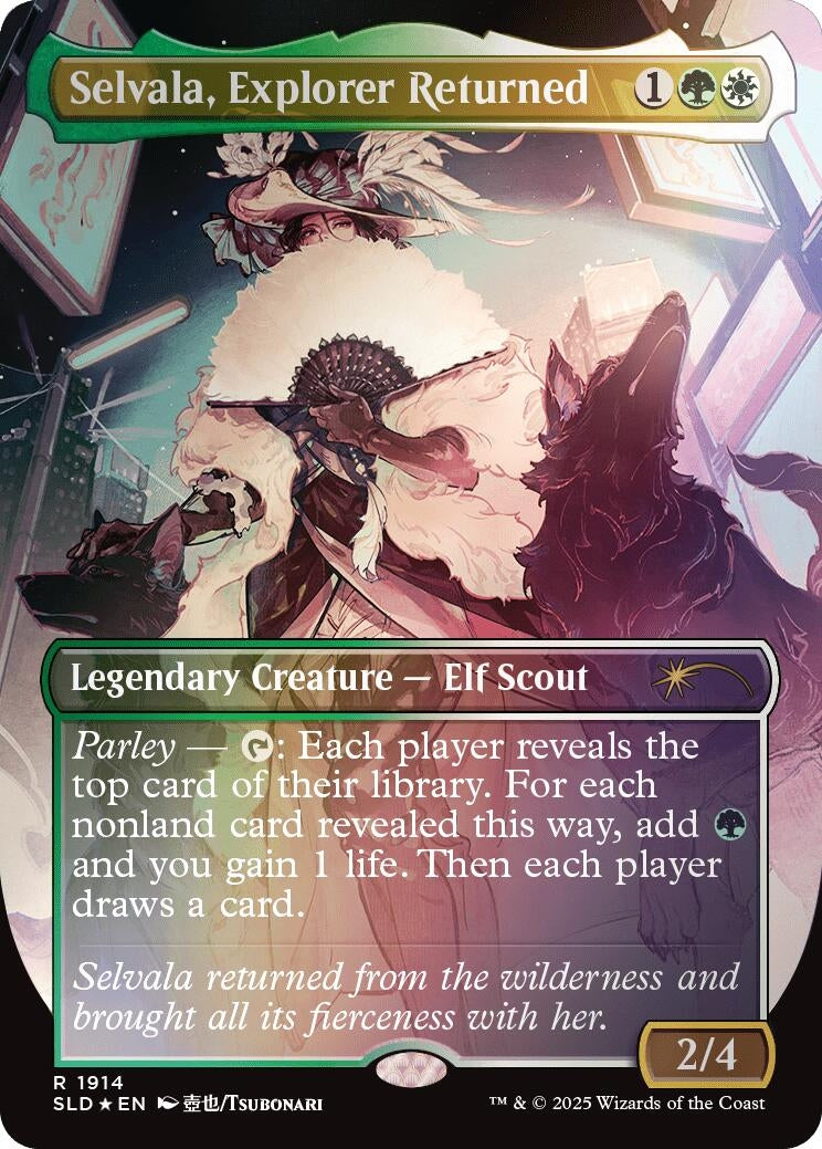 Image for Selvala, Explorer Returned (Rainbow Foil) (1914) (SLD) - Magic: The Gathering