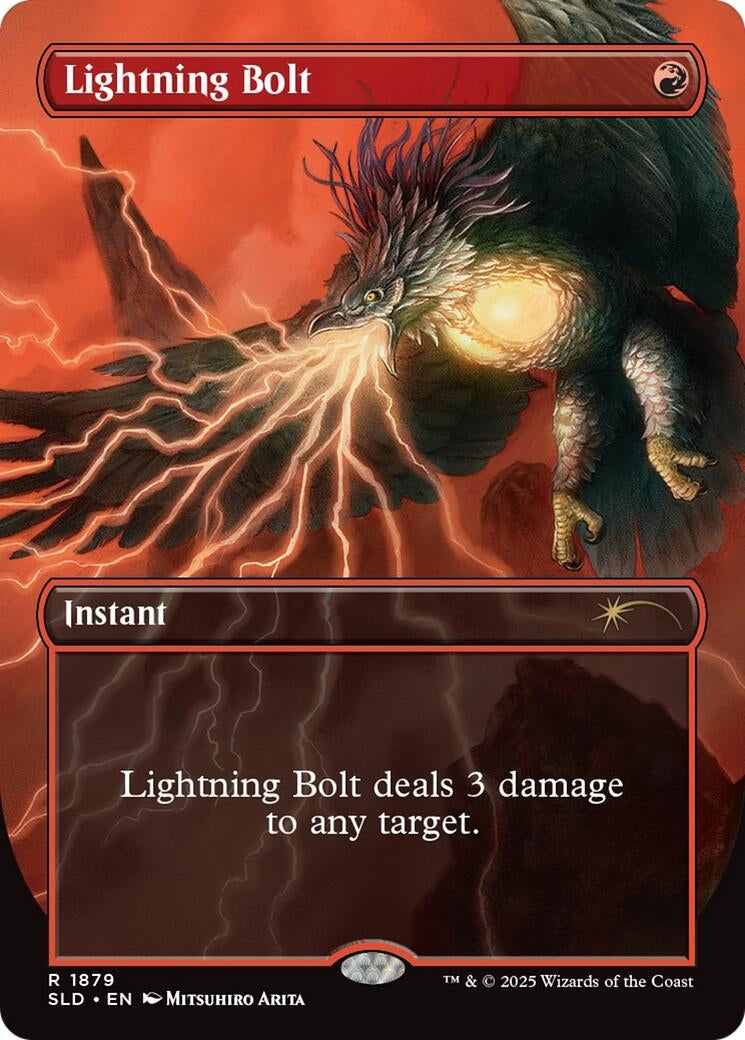 Image for Lightning Bolt (1879) (1879) (SLD) - Magic: The Gathering