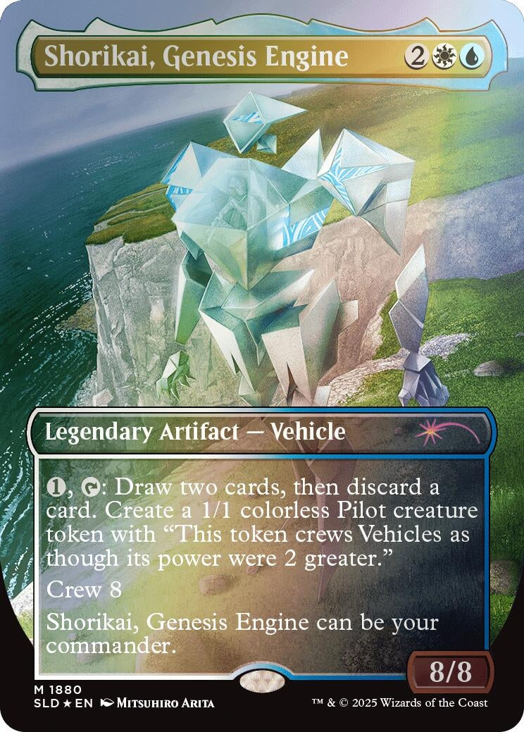 Image for Shorikai, Genesis Engine (Rainbow Foil) (1880) (SLD) - Magic: The Gathering