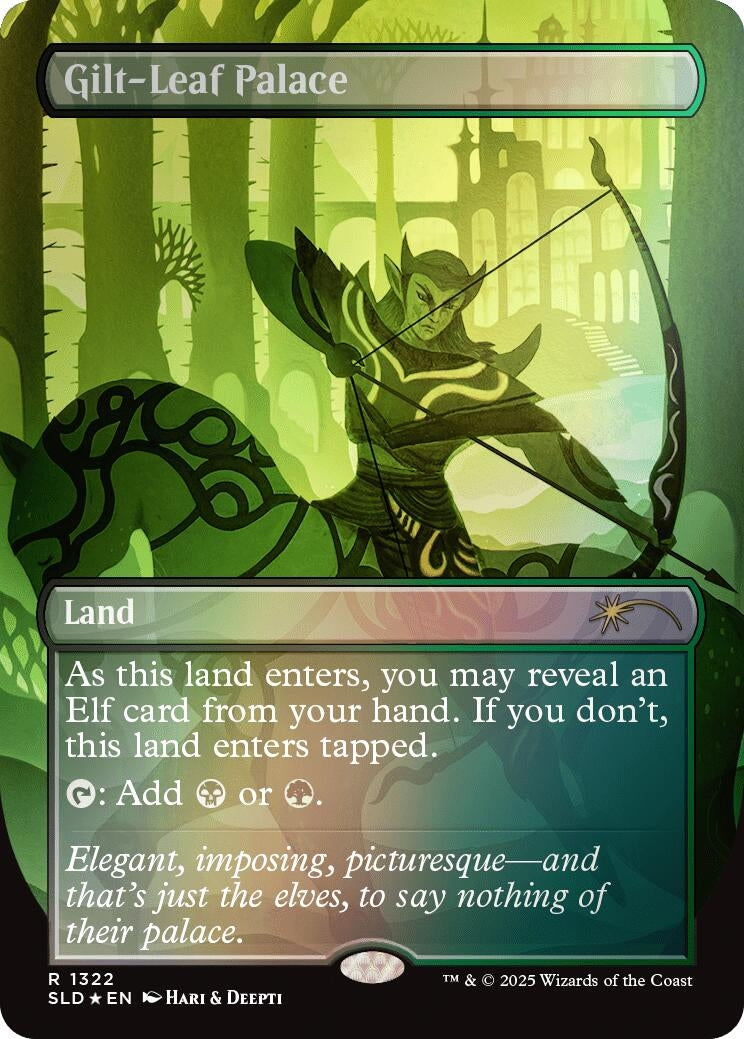 Image for Gilt-Leaf Palace (Rainbow Foil) (1322) (SLD) - Magic: The Gathering