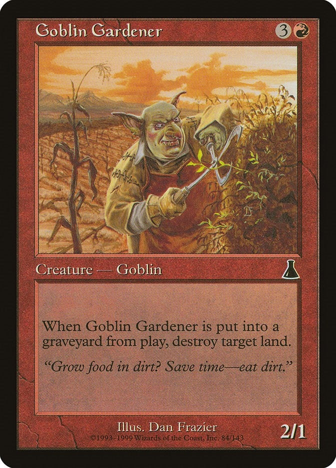 Image for Goblin Gardener (84) (UDS) - Magic: The Gathering
