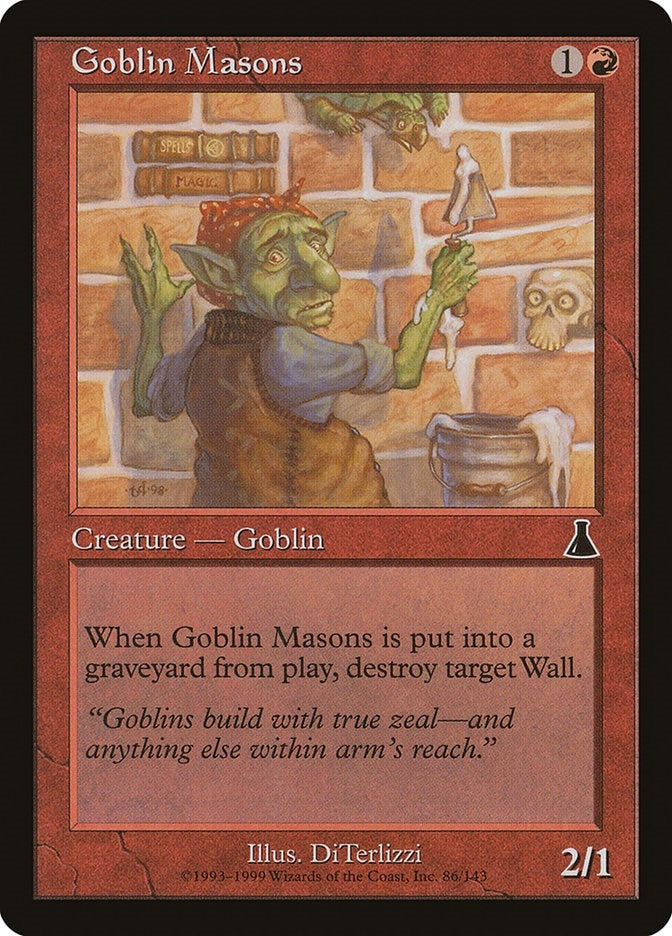 Image for Goblin Masons (86) (UDS) - Magic: The Gathering
