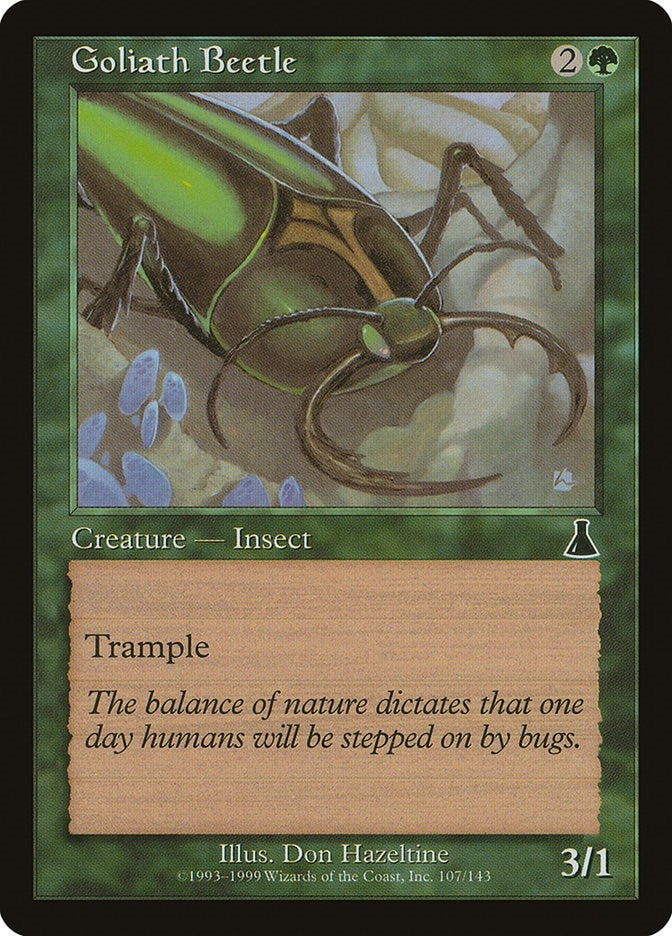 Image for Goliath Beetle (107) (UDS) - Magic: The Gathering