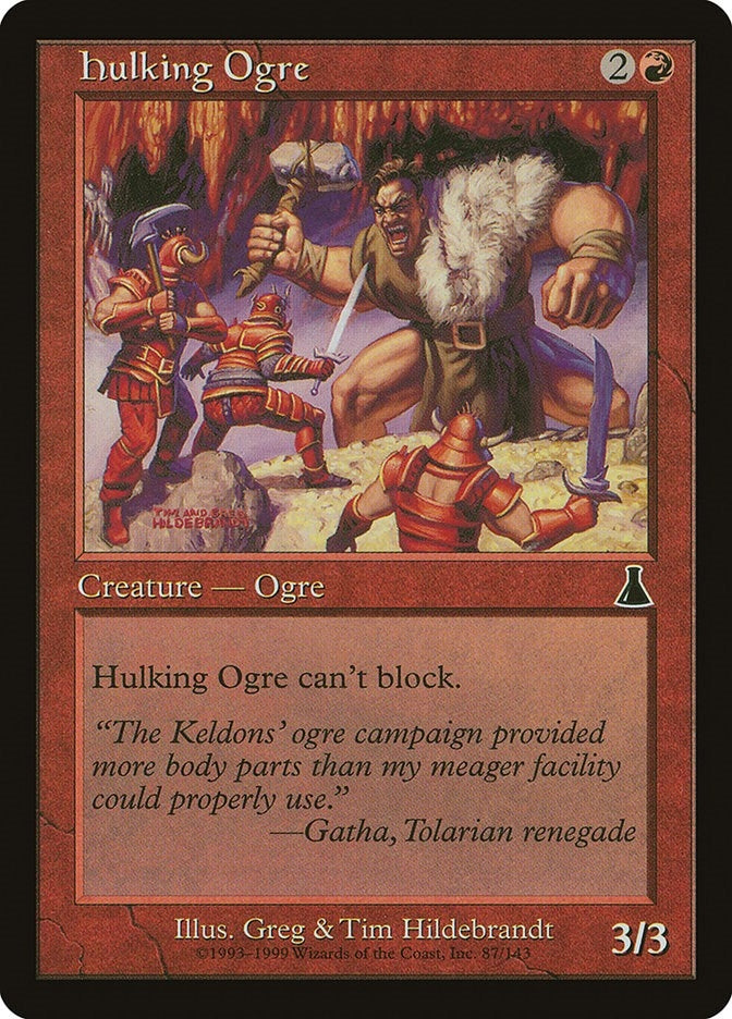 Image for Hulking Ogre (87) (UDS) - Magic: The Gathering