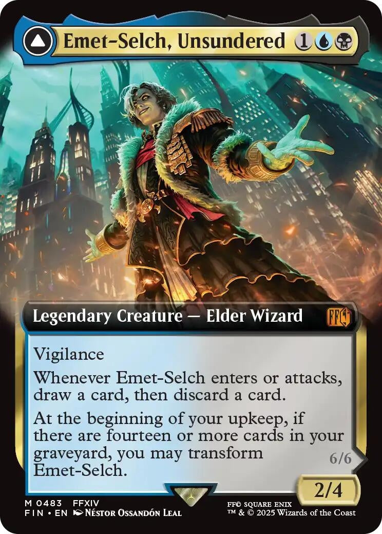 Image for Emet-Selch, Unsundered (Extended Art) (483) (FIN) - Magic: The Gathering
