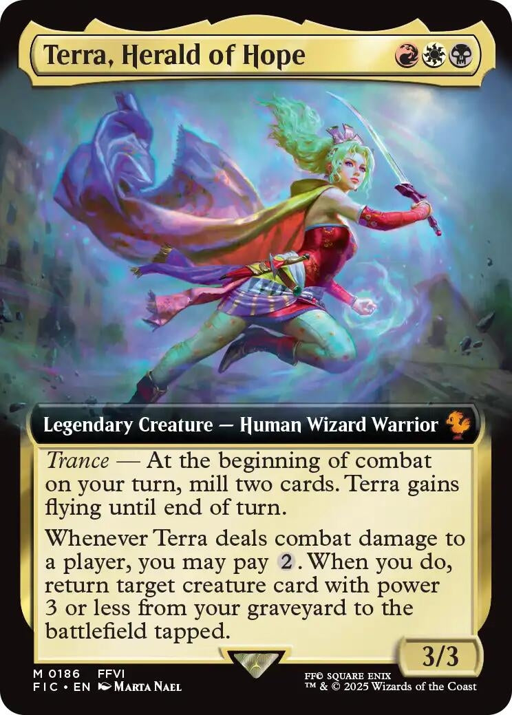 Image for Terra, Herald of Hope (Extended Art) (186) (FIC) - Magic: The Gathering