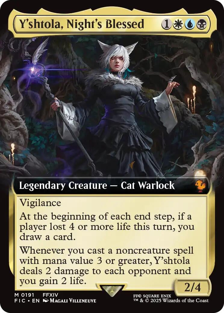 Image for Y'shtola, Night's Blessed (Extended Art) (191) (FIC) - Magic: The Gathering