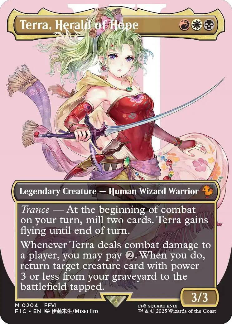 Image for Terra, Herald of Hope (Borderless) (204) (FIC) - Magic: The Gathering