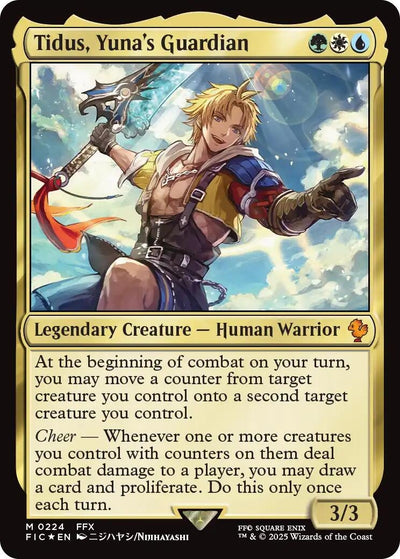 Tidus, Yuna's Guardian (Surge Foil) (224) (FIC)
