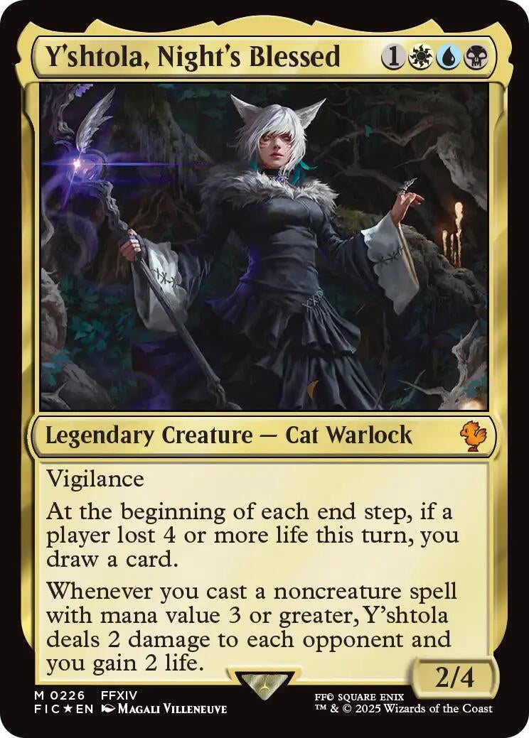 Image for Y'shtola, Night's Blessed (Surge Foil) (226) (FIC) - Magic: The Gathering