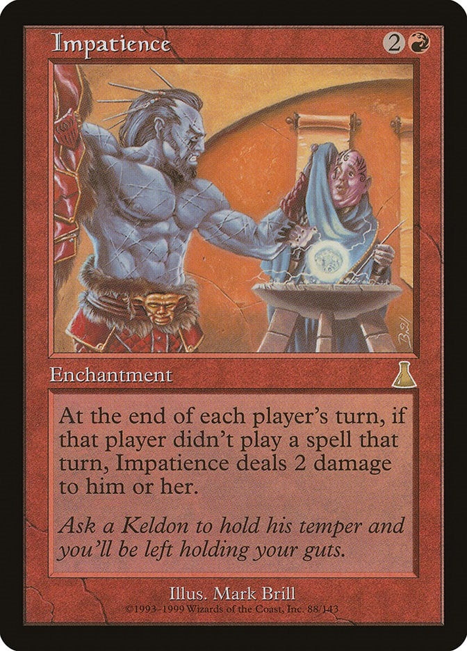 Image for Impatience (88) (UDS) - Magic: The Gathering