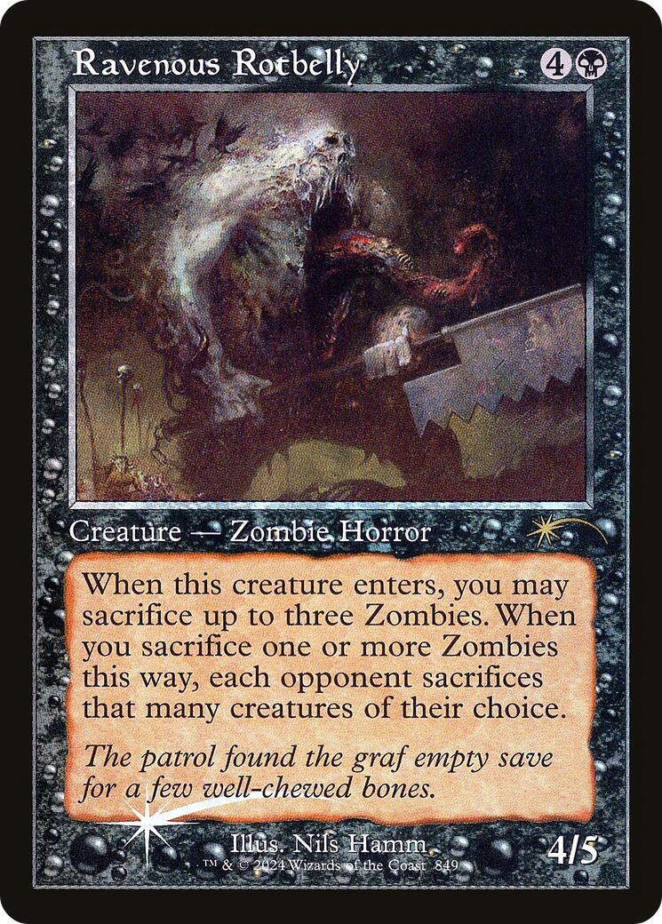 Image for Ravenous Rotbelly (Retro Frame) (849) (SLD) - Magic: The Gathering