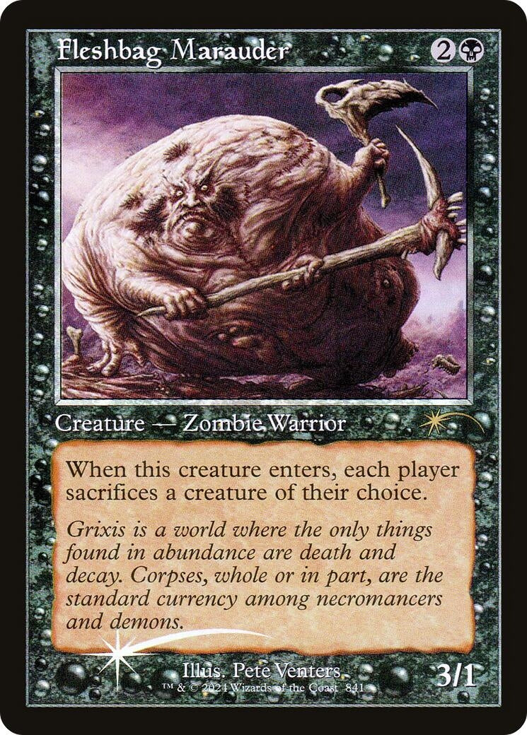 Image for Fleshbag Marauder (841) (Retro Frame) (841) (SLD) - Magic: The Gathering