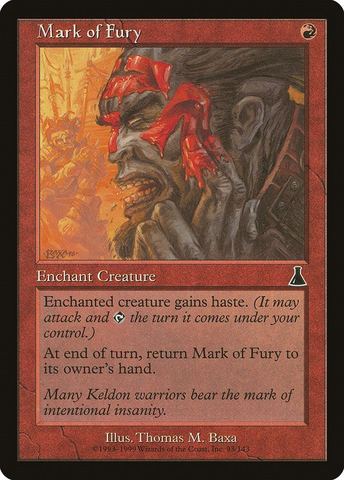Image for Mark of Fury (93) (UDS) - Magic: The Gathering