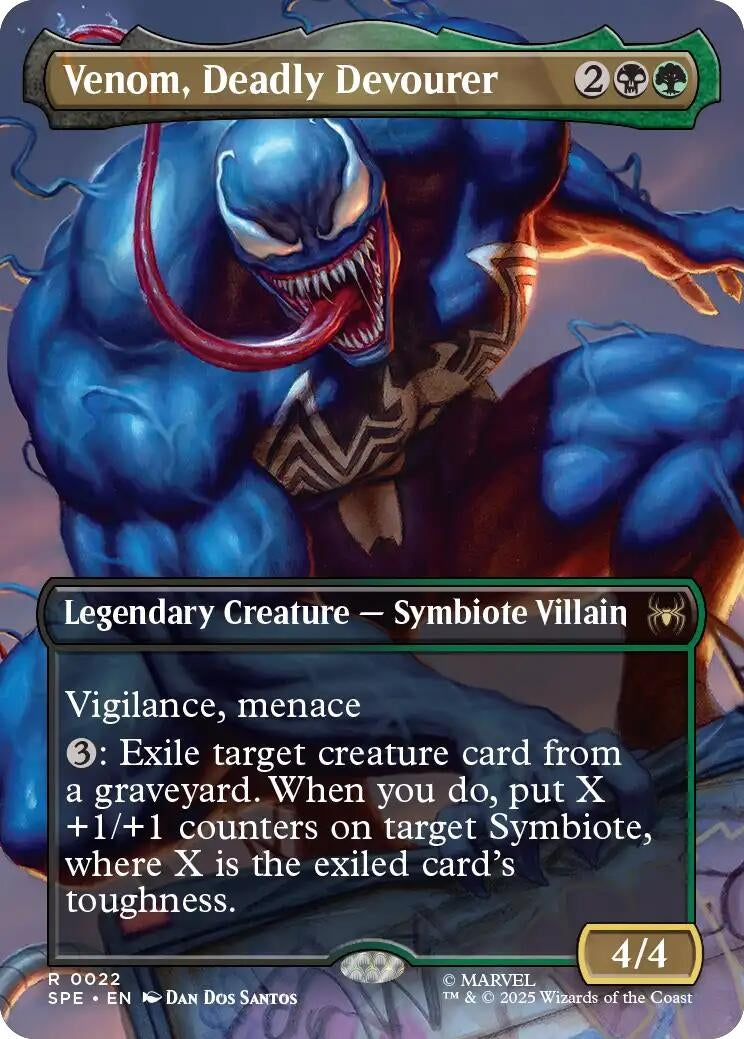 Image for Venom, Deadly Devourer (Borderless) (22) (SPE) - Magic: The Gathering
