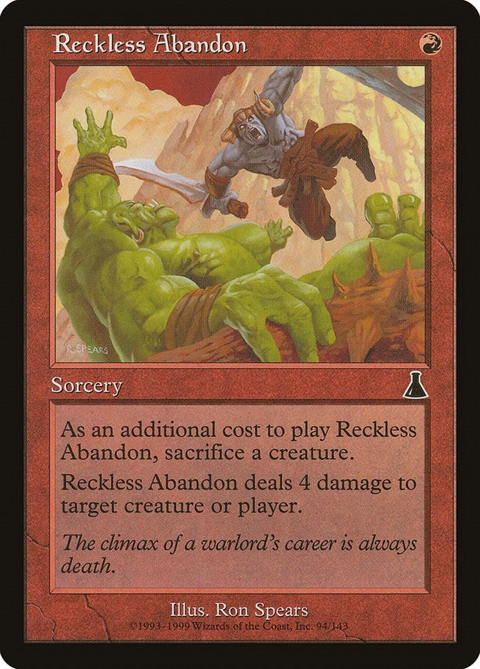 Image for Reckless Abandon (94) (UDS) - Magic: The Gathering
