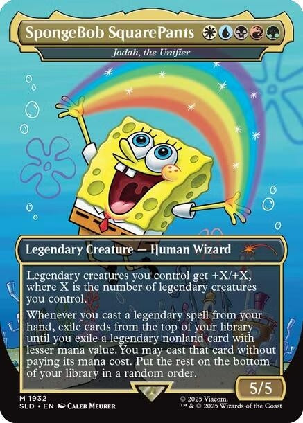 Image for SpongeBob SquarePants - Jodah, the Unifier (1932) (SLD) - Magic: The Gathering