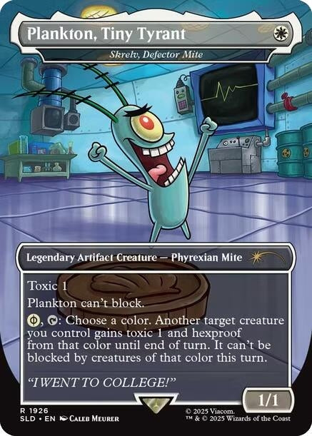 Image for Plankton, Tiny Tyrant - Skrelv, Defector Mite (1926) (SLD) - Magic: The Gathering