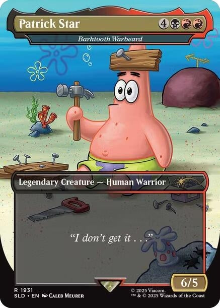 Image for Patrick Star - Barktooth Warbeard (1931) (SLD) - Magic: The Gathering