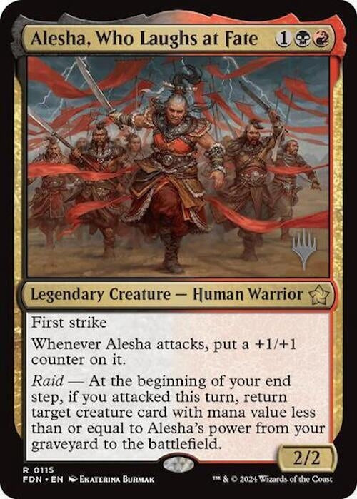 Image for Alesha, Who Laughs at Fate (115) (PPDFT) - Magic: The Gathering