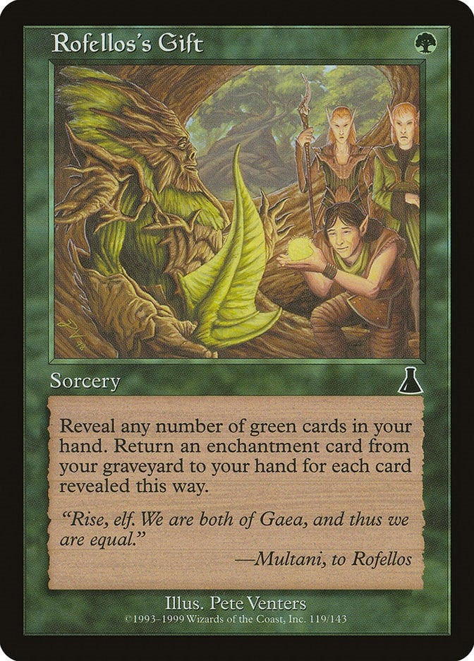 Image for Rofellos's Gift (119) (UDS) - Magic: The Gathering