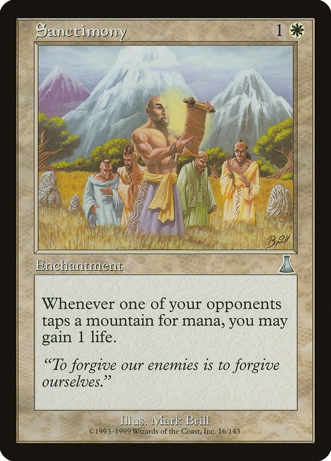 Image for Sanctimony (16) (UDS) - Magic: The Gathering