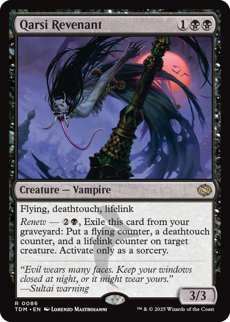 Image for Qarsi Revenant (86) (TDM) - Magic: The Gathering