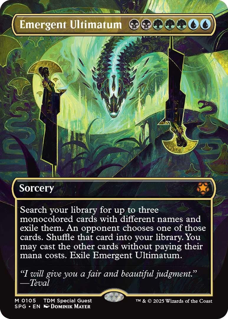 Image for Emergent Ultimatum (Borderless) (105) (SPG) - Magic: The Gathering