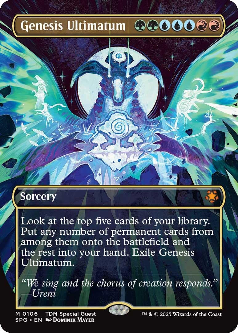 Image for Genesis Ultimatum (Borderless) (106) (SPG) - Magic: The Gathering
