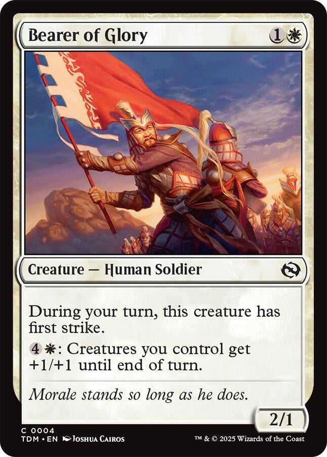 Image for Bearer of Glory (4) (TDM) - Magic: The Gathering