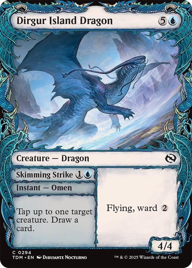 Image for Dirgur Island Dragon (Showcase) (294) (TDM) - Magic: The Gathering