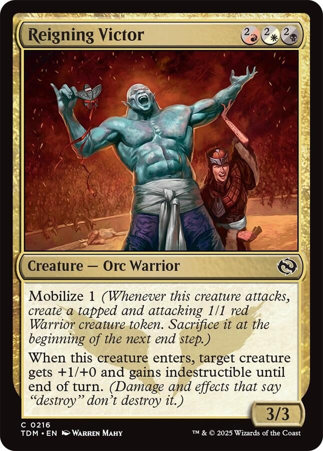 Image for Reigning Victor (216) (TDM) - Magic: The Gathering
