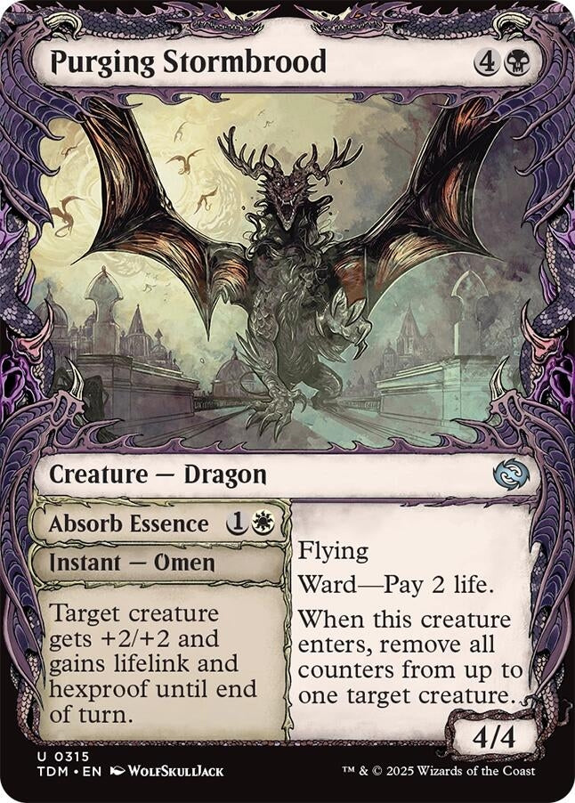 Image for Purging Stormbrood (Showcase) (315) (TDM) - Magic: The Gathering