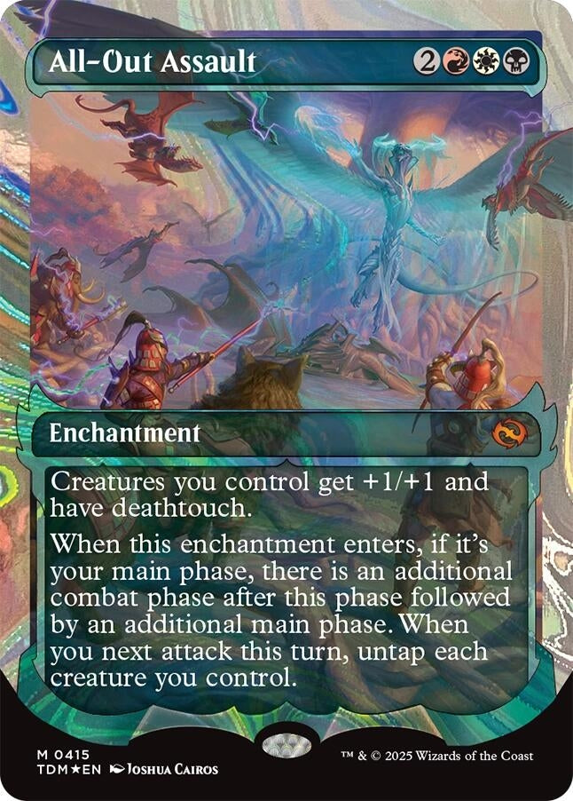 Image for All-Out Assault (Showcase) (Halo Foil) (415) (TDM) - Magic: The Gathering