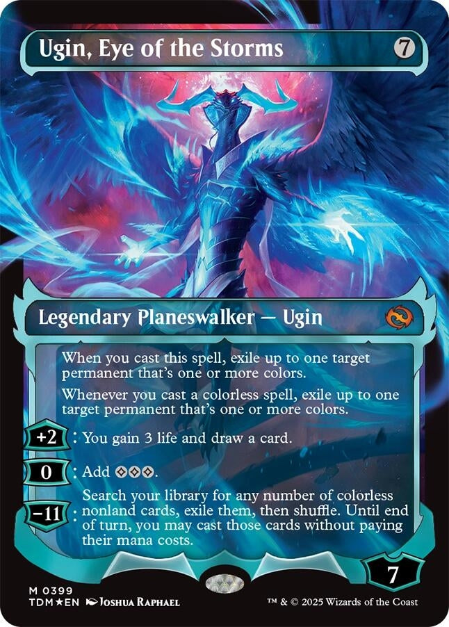 Image for Ugin, Eye of the Storms (Showcase) (399) (TDM) - Magic: The Gathering