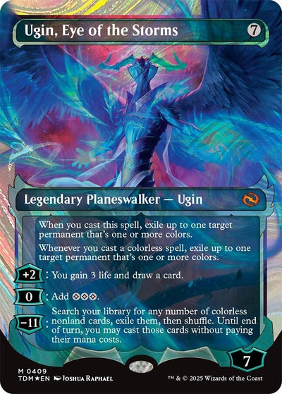 Ugin, Eye of the Storms (Showcase) (Halo Foil) (409) (TDM)