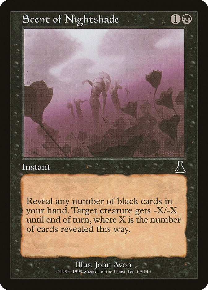 Image for Scent of Nightshade (69) (UDS) - Magic: The Gathering