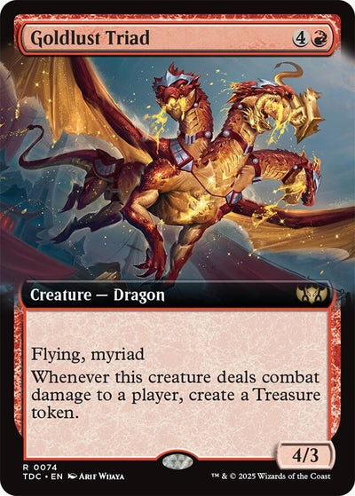 Goldlust Triad (Extended Art) (74) (TDC)