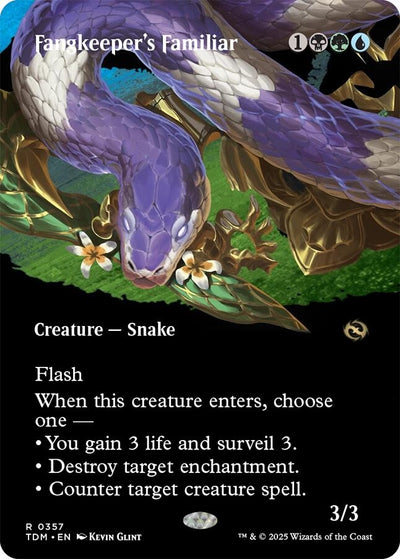 Fangkeeper's Familiar (Borderless) (357) (TDM)