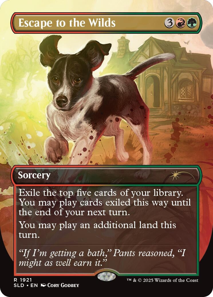 Image for Escape to the Wilds (1921) (1921) (SLD) - Magic: The Gathering