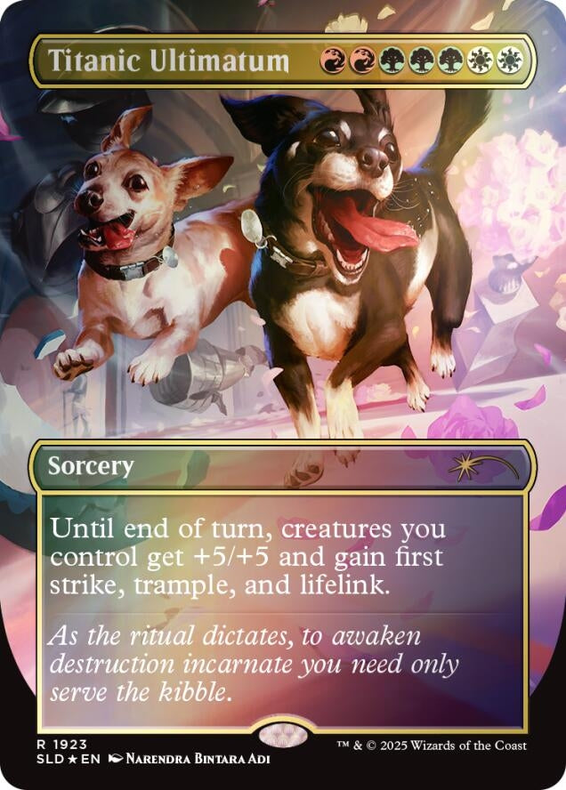 Image for Titanic Ultimatum (1923) (Rainbow Foil) (1923) (SLD) - Magic: The Gathering