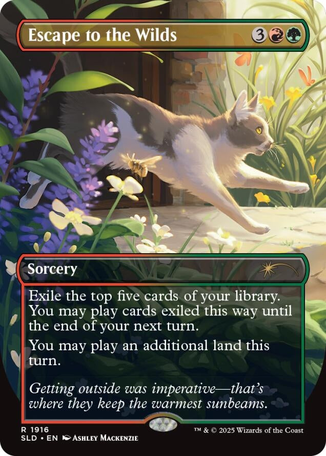 Image for Escape to the Wilds (1916) (1916) (SLD) - Magic: The Gathering