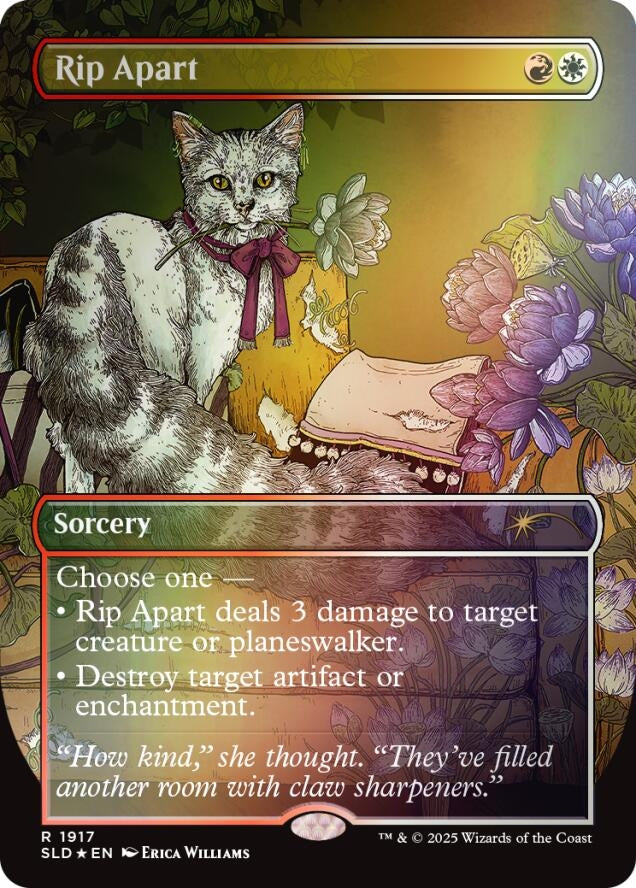 Image for Rip Apart (1917) (Rainbow Foil) (1917) (SLD) - Magic: The Gathering