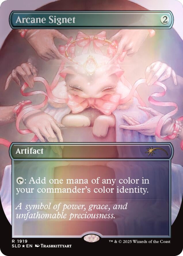 Image for Arcane Signet (1919) (Rainbow Foil) (1919) (SLD) - Magic: The Gathering