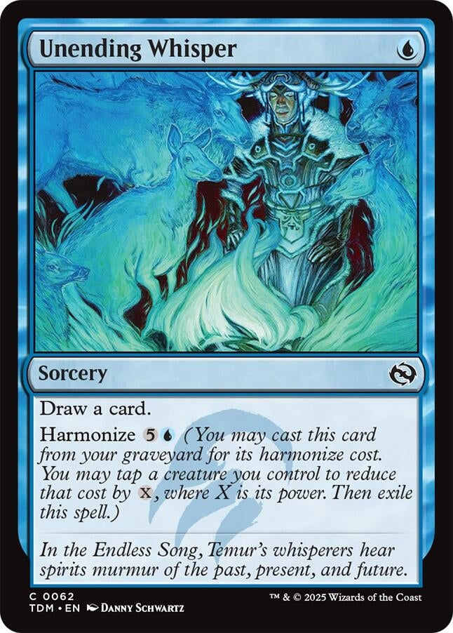 Image for Unending Whisper (62) (TDM) - Magic: The Gathering